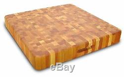 Extra Large Grain Wood Cutting Board Finger Grooves Butcher Block Cutting Board