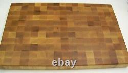 Extra Large Solid Hard Maple End Grain Cutting Board, Butcher Block WithPads USA