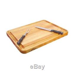 Extra Large Wood Cutting Board 20 x 30 Solid Hardwood Edge Grain Butcher Block