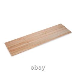 Finished Maple 10 ft. L x 30 in. D x 1.5 in. T Butcher Block Island Countertop w