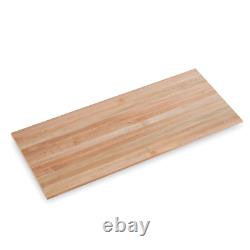 Finished Maple 10 ft. L x 30 in. D x 1.5 in. T Butcher Block Island Countertop w