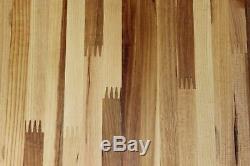 Forever Joint Hickory Butcher Block Wood Bar Top 1.5 x 18 x Custom Sizes