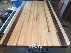 Forever Joint Maple Walnut Mix Butcher Block Top 1-1/2x26x 60 Wood Countertop