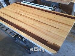 Forever Joint Maple Walnut Mix Butcher Block Top 1-1/2x26x 84 Wood Countertop
