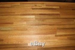 Forever Joint Red Oak Butcher Block Top 1-1/2x26x38 Restaurant Table Top