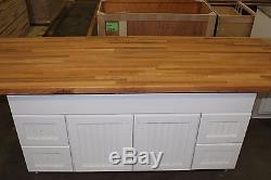 Forever Joint Red Oak Butcher Block Top 1-1/2x36x60 Wood Restaurant Table Top