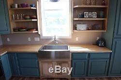 Forever Joint Rock Hard Maple Butcher Block Top 1-1/2x30x36 Commercial Table