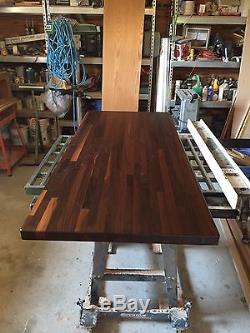 Forever Joint Walnut Butcher Block Top 1-1/2x26x72 Wood Kitchen Counter top