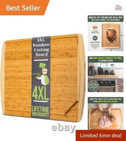 Giant Wood Butcher Block Cutting Board 36x24 inches Reversible & Lightweight