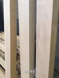 Good Straight Plank of Beech Hardwood, Ideal for Butchers Block 3200x120x60mm