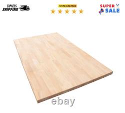 HARDWOOD REFLECTIONS Butcher Block 4' L x 25 D x 1.5 Hevea