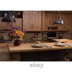 HARDWOOD REFLECTIONS Butcher Block 4' x 30' Countertop Solid Wood Eased Edge