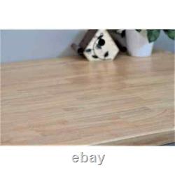 HARDWOOD REFLECTIONS Butcher Block Countertop with Eased Edge 6'Lx25'D Unfinished