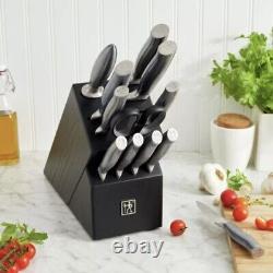 HENCKELS Graphite Forged Knife Set 13 Pc with Wood Butcher Block