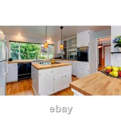 Hampton Bay Butcher Block Countertop 4ft. X 25in. Engineered Birch Wood Finished