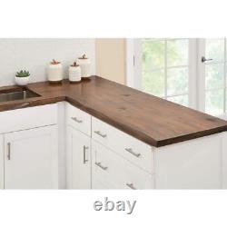 Hampton Bay Butcher Block Standard Countertop 48Lx25W Distressed with UV Finish