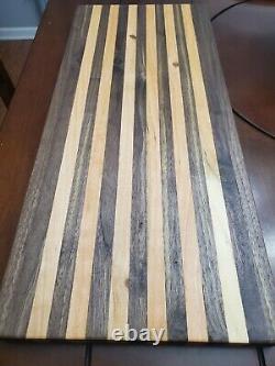 Hand made Large Walnut Cherry Wood Cutting Board Butcher Block