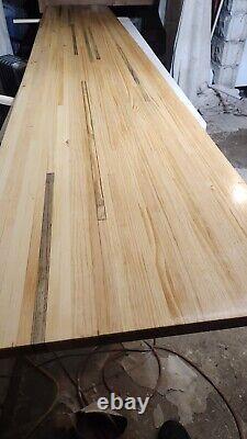 Handcrafted Butcher Block Made to Order Signature Handcrafted 3' Counter Top