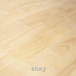 Hardwood 4 ft. L x 20 in. D x 1.25 in. T Butcher Block Folding Countertop in