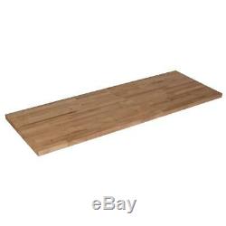 Hardwood Butcher Block Kitchen Countertop Table Cutting Board 25 x 74 x 1.5 Inch