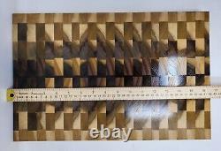 Hardwood Cutting Board End Grain Hand Crafted Butcher block 16.5 X 11X 1.25