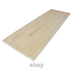 Hardwood Reflections Butcher Block Countertops 60Lx30D Antimicrobial Beige