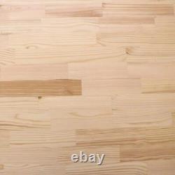 Hardwood Reflections Butcher Block Countertops 60Lx30D Antimicrobial Beige