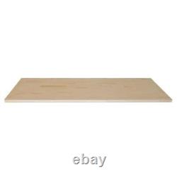 Hardwood Reflections Butcher Block Countertops 60Lx30D Antimicrobial Beige