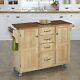 Home Styles Create-a-cart In Natural Finish With Oak Top