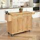 Home Styles Furniture Kitchen Cart With Breakfast Bar In Natural