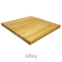 HomeProShops Wood Butcher Block Cutting Board 1-1/2 x 25 x 25 Solid Maple