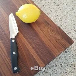 HomeProShops Wood Butcher Block Cutting Board Solid Walnut 1-1/2 x 12 x 19