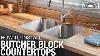 How To Install Butcher Block Countertops Diy Kitchen Remodel