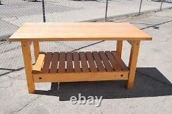 Industrial Maple Hardwood Butcher Block Work Bench Table Shop 72x36x 1-3/4