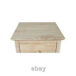 International-Concepts Lingerie Drawer Chest Euro Glides Butcher Block Top Wood