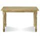 International Concepts Solid Casual Dining Table In Natural Brown Finish