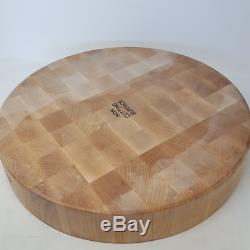 John Boos Block WAL-CCB183-R Classic 18 Round Maple Wood Chopping Block