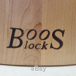 John Boos Block WAL-CCB183-R Classic 18 Round Maple Wood Chopping Block
