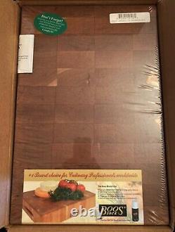 John Boos & Co. Reversible Cherry Cutting Board with Grips 18x12x1.5 NEW