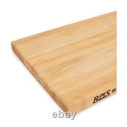 John Boos R03 Maple Wood Reversible Cutting Board with Butcher Block Oil