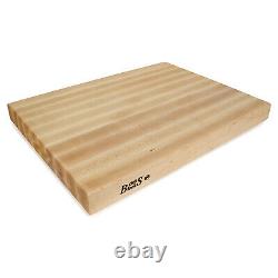 John Boos Reversible 24 Cutting Board with16oz Mystery Butcher Block Oil (3 Pack)