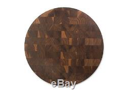 John Boos Round Walnut Butcher Block 18 Inches Wide, 3 Inches Tall NEW