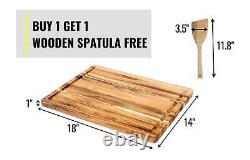 Kitchen Cutting Board Teak Wood Chopping Board Butcher Block Kitchen 5 Pieces