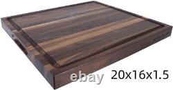 Large Cutting Board from American Walnut A Reversible Butcher Block, NEW