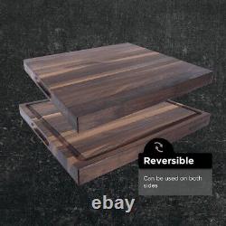Large Cutting Board from American Walnut A Reversible Butcher Block, New
