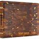 Large Thick End Grain Acacia Wood Butcher Block 17x13x1.5 In Wood Cutting Board