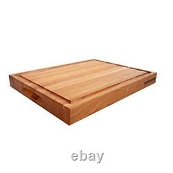 Large Wood Cutting Board from American Cherry A Reversible Butcher Block th