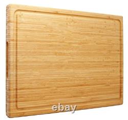 Large Wood Cutting Board with Handle Butcher Block Cutting Board Wood Large