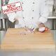 Large Wood Restaurant Cutting Board 24x24x1.75 Butcher Block Commercial Kitchen