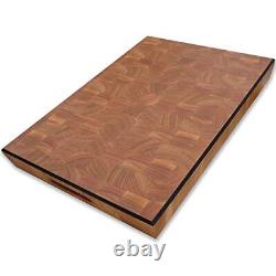 Large extra thick wood end grain butcher block cutting board for kitchen 20x1